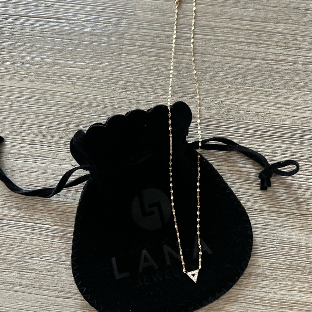 Lana 14k gold and diamond necklace. Great Valentine’s Day gift!